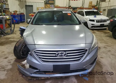2016 Hyundai Sonata Se z USA, uszkodzony, nr VIN 5NPE24AF6GH264380